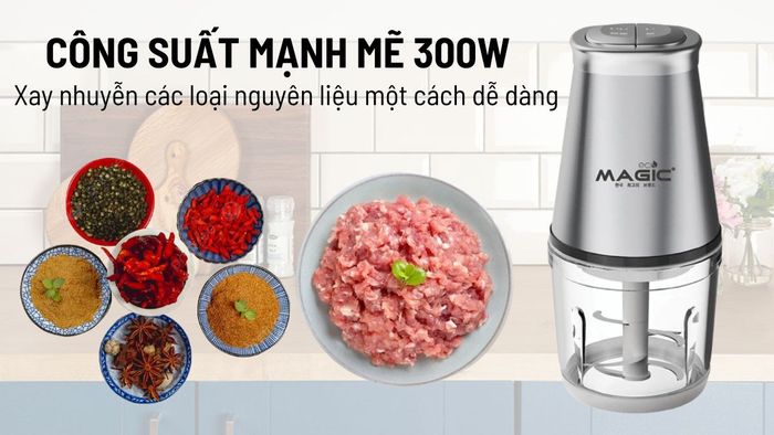 Magic Eco AC-14 hoạt động với công suất mạnh mẽ lên đến 300W