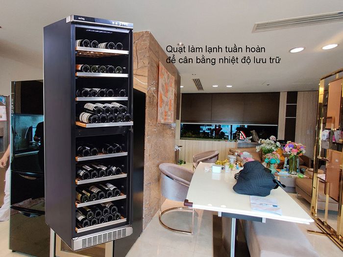 Quạt làm lạnh tuần hoàn để cân bằng nhiệt độ lưu trữ