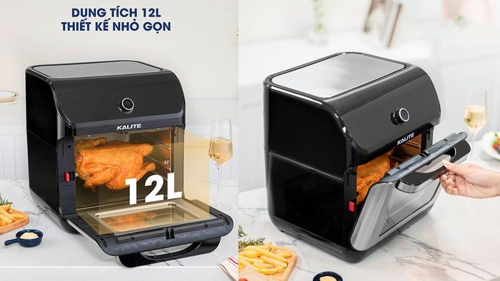Kalite KL-1200 có dung tích khủng lên đến 12 lít