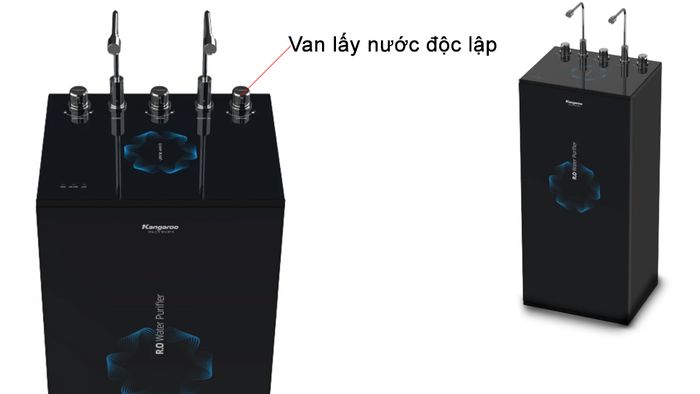 angaroo Hydrogen nóng lạnh Block KG100HI có 3 van lấy nước độc lập