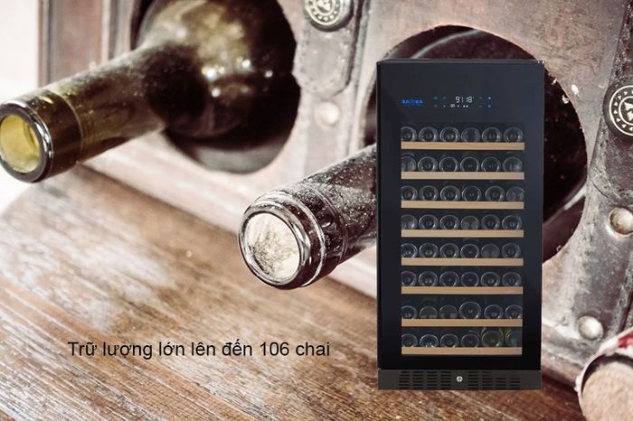 Trữ lượng lớn lên đến 106 chai