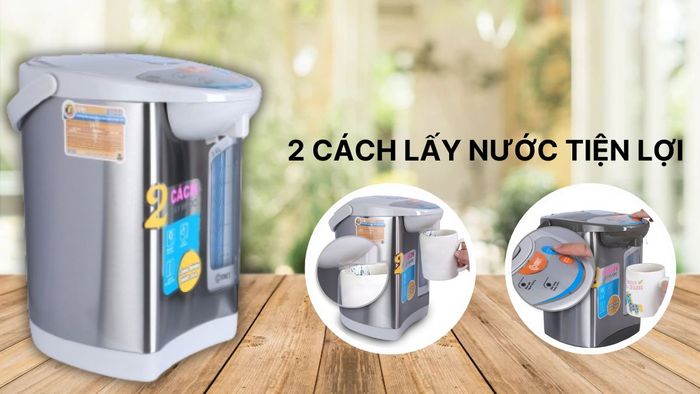 Comet CM3226 mang đến cho người dùng hai cách lấy nước tiện lợi