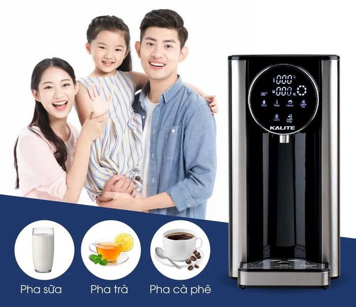 Công suất 2200W giúp bình thủy điện Kalite KL-888 đun nước nhanh chóng