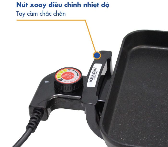 Bộ phận điều khiển của vỉ nướng điện Korea King KGS-253
