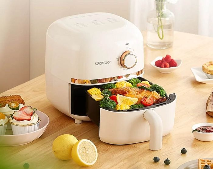Nồi chiên không dầu Gaabor AF20M-YE01A làm bằng chất liệu cao cấp