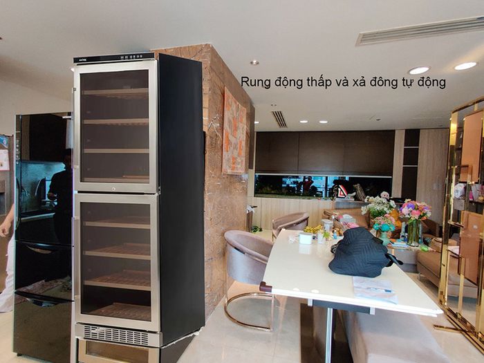 Rung động thấp và xả đông tự động