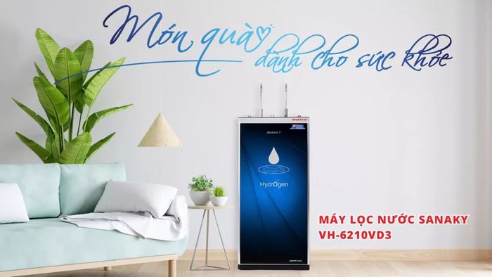 Máy lọc nước Sanaky VH-6210VD3 có thiết kế sang trọng