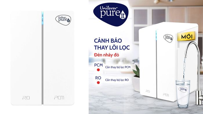 Unilever Pureit Tanka UR3140 trang bị hệ thống cảnh báo thay lõi lọc hiện đại