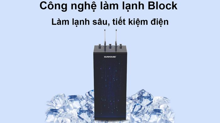 Công nghệ làm lạnh Block máy lọc nước Sunhouse SHA76215CK