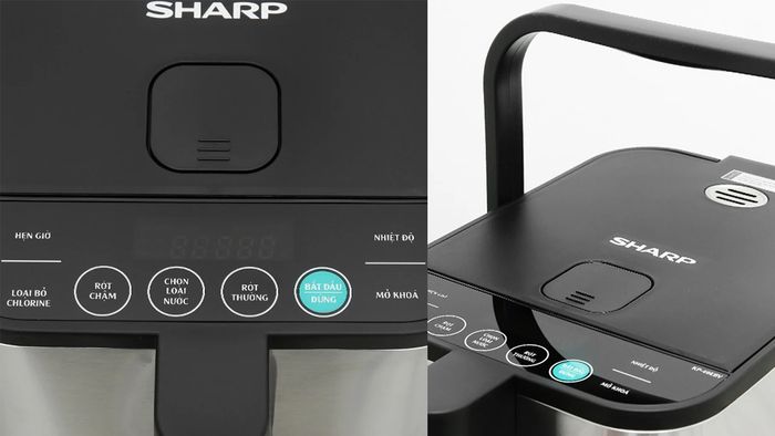Bình thủy điện Sharp KP-40EBV-ST điều khiển cảm ứng