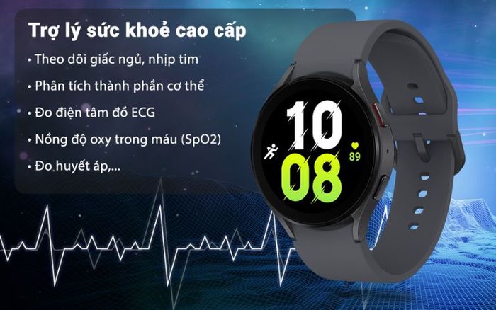 Watch5 LTE SM-R915F 44mm cung cấp nhiều chế độ theo dõi sức khỏe