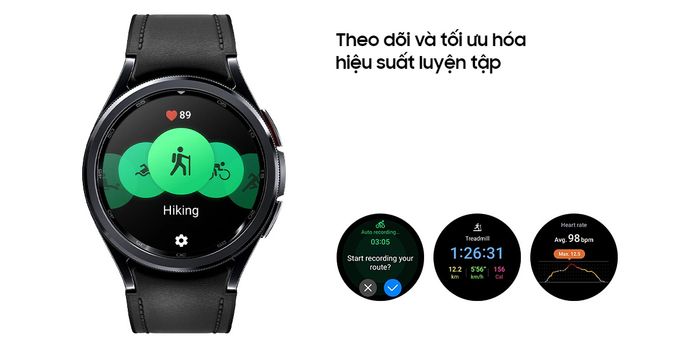 Galaxy Watch6 Classic giúp người dùng theo dõi quá trình luyện tập hiệu quả