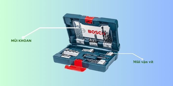 Bộ Dụng Cụ 41 Món Bosch hỗ trợ người dùng trong nhiều công việc khác