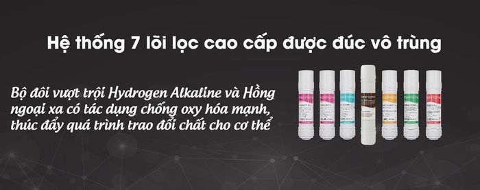 Hệ thống 7 lõi lọc máy lọc nước Korihome WPK-928