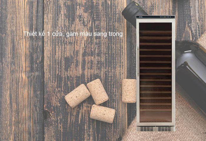 Thiết kế 1 cửa, gam màu sang trọng