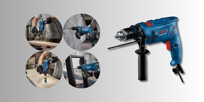 Bosch GSB 600 có khả năng khoan trên nhiều vật liệu