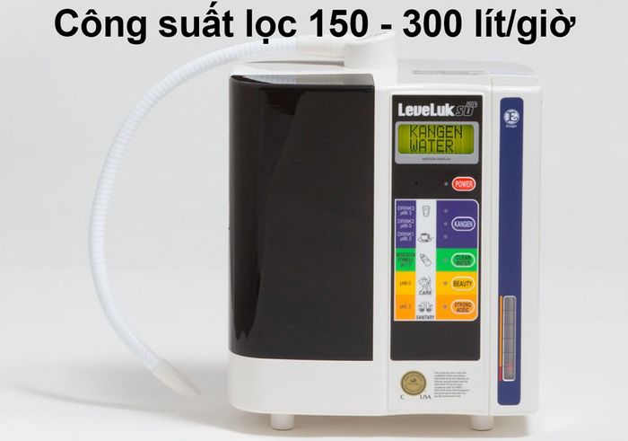 Máy lọc nước Kangen LeveLuk SD501 công suất lọc 150 - 300 lít/giờ