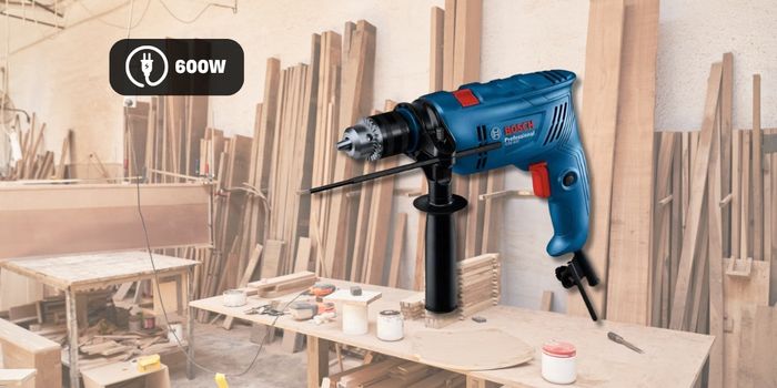 Máy Khoan Động Lực Bosch GSB 600 dùng điện và có công suất 600W