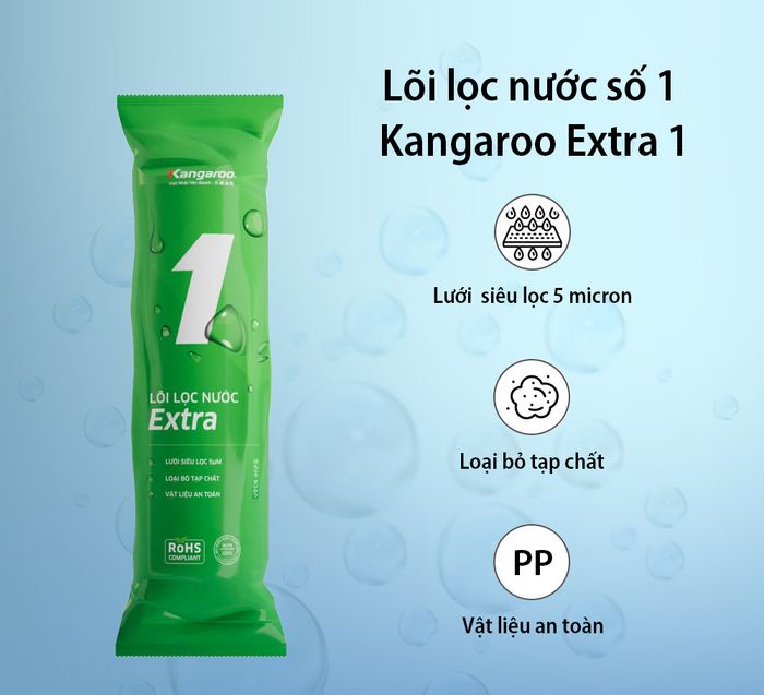 Lõi lọc nước số 1 Kangaroo Extra 1