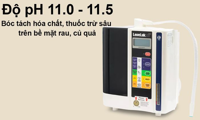 Máy lọc nước Kangen LeveLuk SD501 độ pH 11.0 - 11.5
