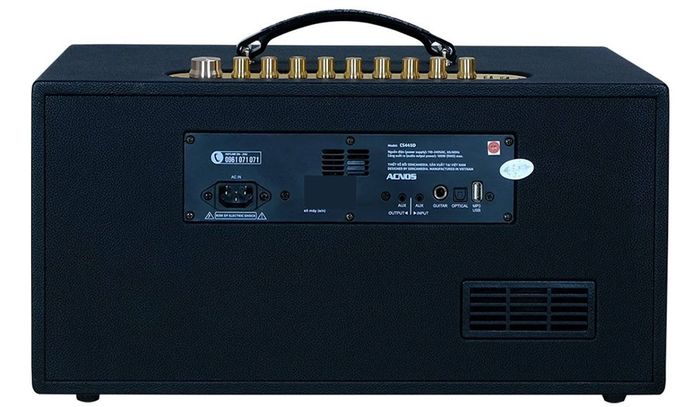 Hệ thống cổng kết nối ở mặt sau loa Acnos CS445D