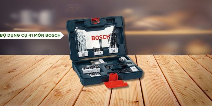 Bộ Dụng Cụ 41 Món Bosch là trợ lý đắc lực cho công việc sửa chữa