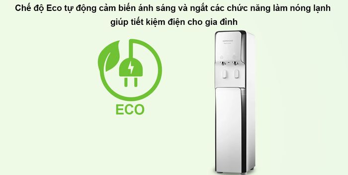 Chế độ Eco máy lọc nước Korihome WPK-928
