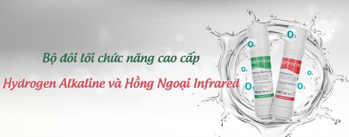 Bộ đôi lõi chức năng cao cấp máy lọc nước Korihome WPK-928