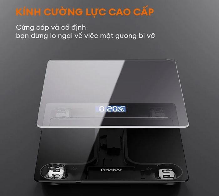 Mặt kính cường lực cân điện tử Gaabor GWS-M01A 