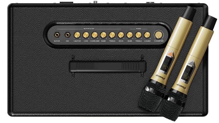 Đi kèm 2 micro UHF chất lượng