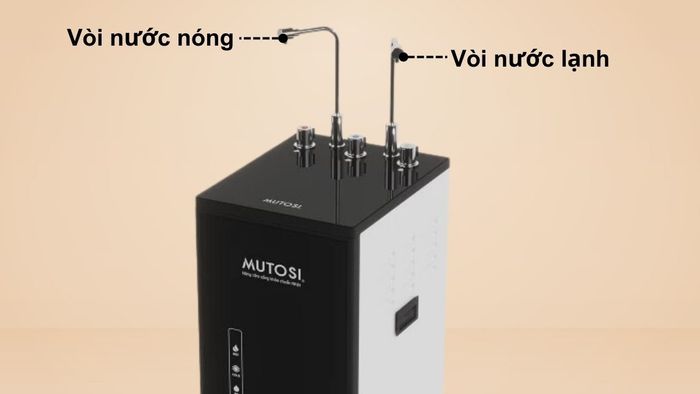 Vòi nước nóng, lạnh của máy lọc nước nóng lạnh nguội Mutosi MP-360D