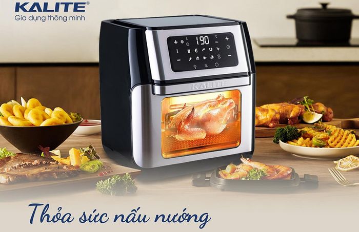 Nồi chiên không dầu Kalite Q10 có 10 chương trình nấu