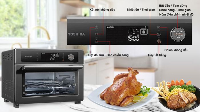 Toshiba TL2-SAC25GZC sử dụng bảng điều khiển cảm ứng