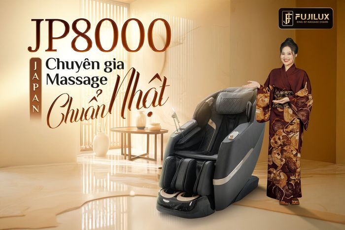 Ghế massage Fuji Luxury JP-8000 - Nhật Bản