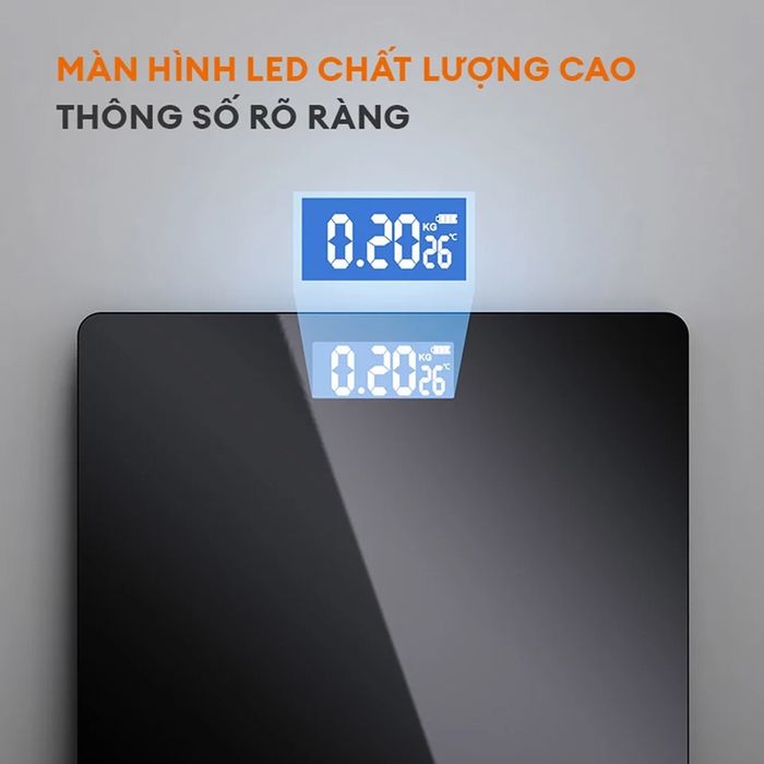 Cân điện tử Gaabor GWS-M01A trang bị màn hình LED