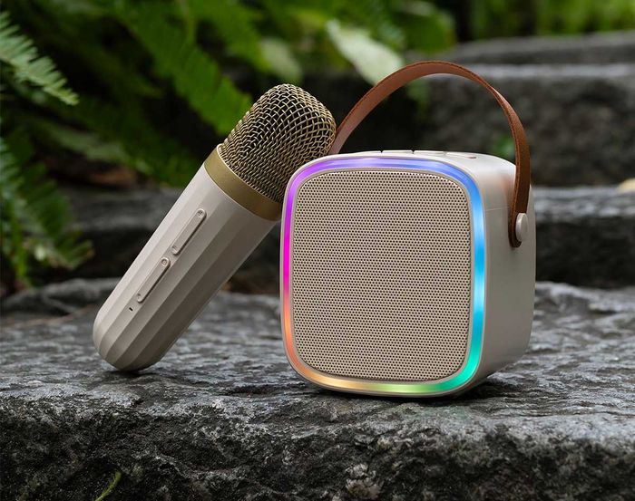 Bộ loa karaoke mini Bluetooth iCore ISM02 kèm 1 micro