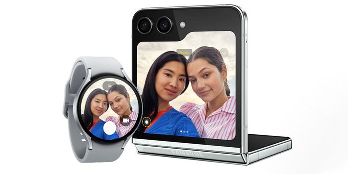 Kết nối Galaxy Watch6 với Galaxy Z Flip5 để trải nghiệm chụp ảnh từ xa