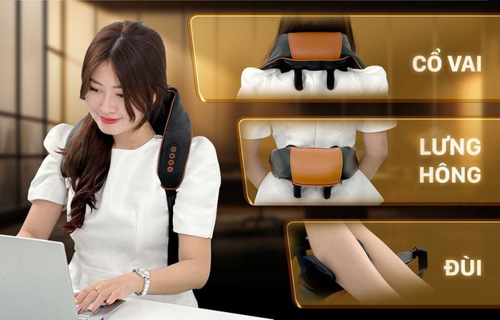 Đai tích hợp nhiều chức năng massage