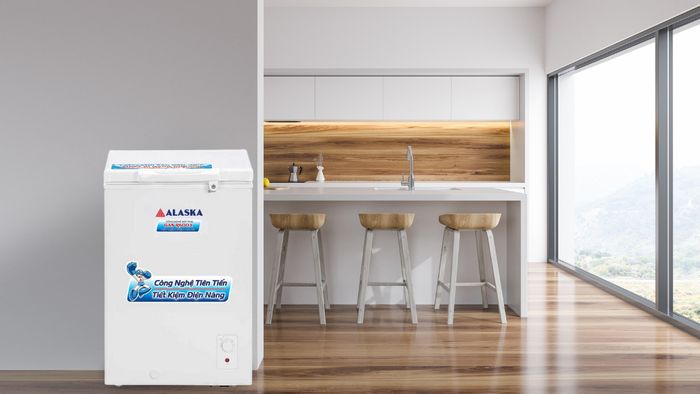 Tủ Đông Alaska 103 Lít BD-150 có kiểu dáng nhỏ gọn