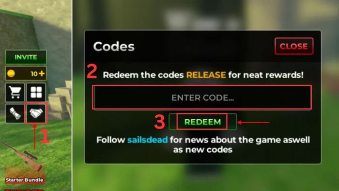 Hướng dẫn nhập mã code Dead Sail