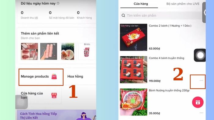 Cách xóa sản phẩm trên TikTok Shop qua ứng dụng - bước 3
