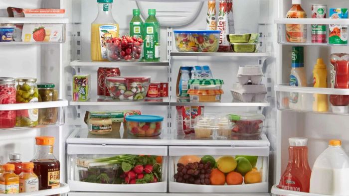 Tủ lạnh không lạnh do quá nhiều thực phẩm trong tủ
