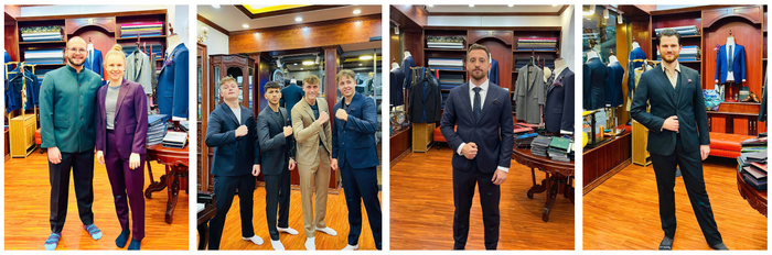 Just a bunch of happy and satisfied customers at Cazo Tailor.png