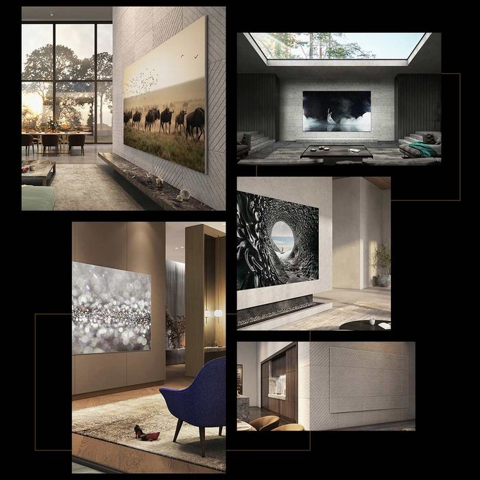 Tivi Samsung Micro LED 4K 110 inch MNA110MS1A trong không gian