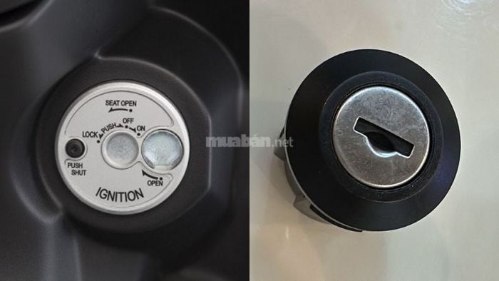 Các loại ổ khóa trên xe Wave
