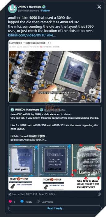 RTX 4090 giả đang tràn lan, game thủ cần phải cẩn trọng khi tìm kiếm những chiếc card “hot” này.