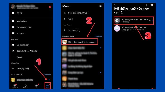 Hướng dẫn tham gia nhóm chat cộng đồng trên Messenger
