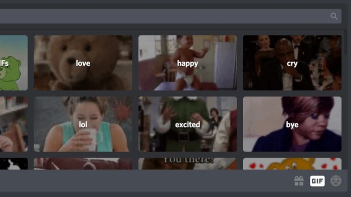 Các loại GIF trên Discord