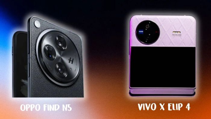 So sánh OPPO Find N5 và Vivo X Flip 4 về camera