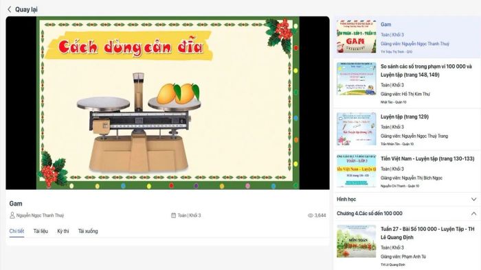 Dễ dàng quản lý lớp học trên Hoctructuyen.hcm.edu.vn